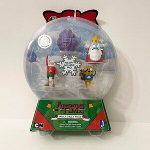 Adventure Time Holly Jolly Pack Jake Finn LSP Shelby Ice King Toys R Us Damaged